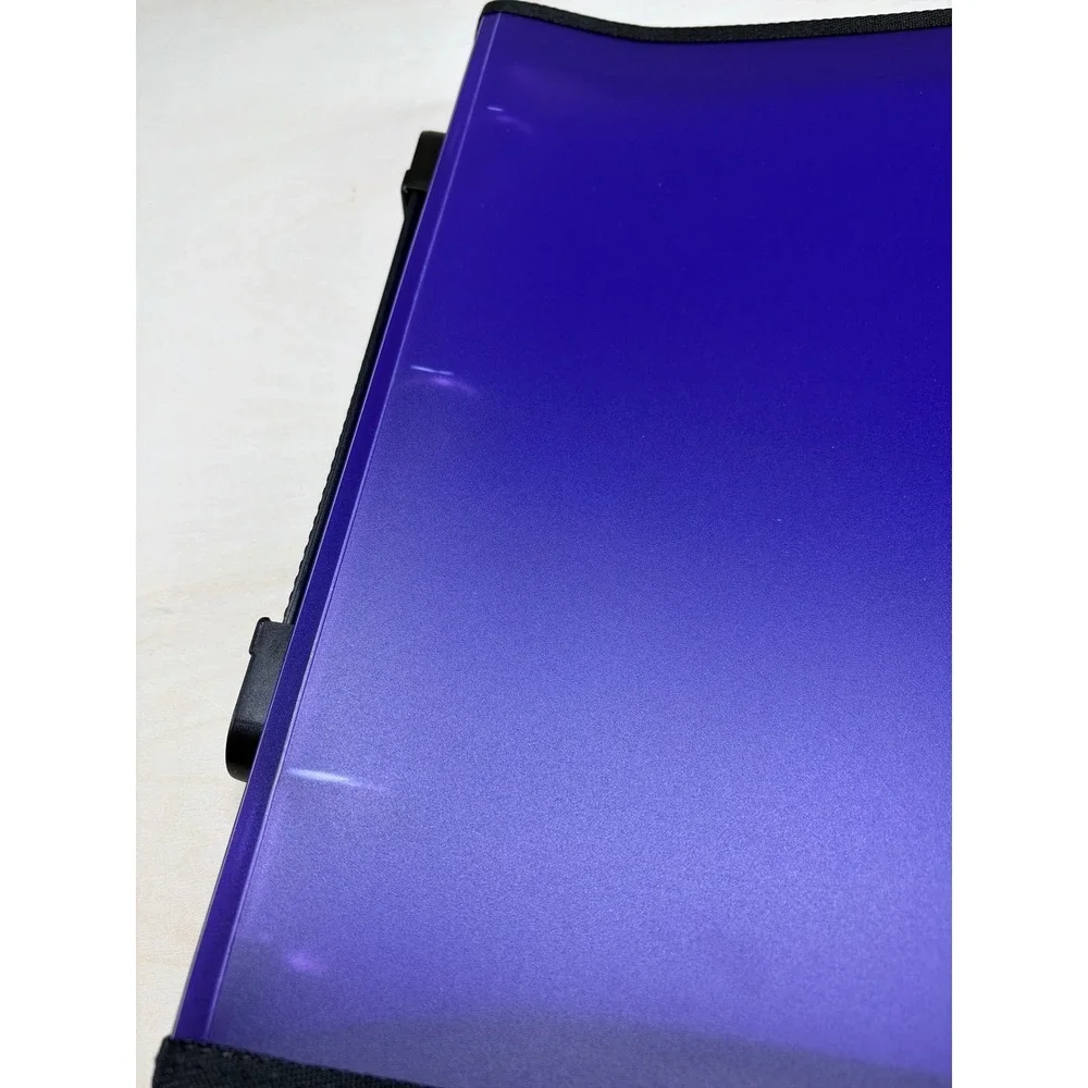 4 Pack Purple 1.5 Inch 3 Ring Zipper Binders with Handle Office School Supplies